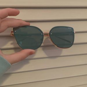 QUAY AUSTRALIA - blue reflective sunglasses